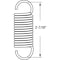 Prime-Line Extension Spring, 3/4 in. x 2-7/16 in. x 0.105 in. Wire Diameter SP 9616 - alternate 3